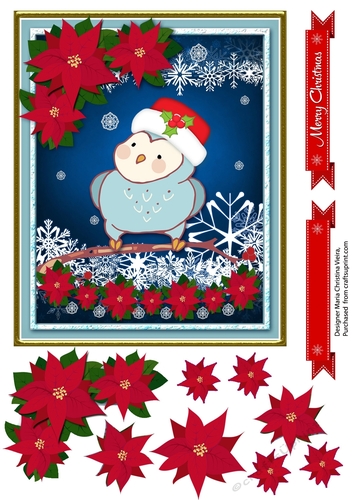 Christmas Owl 7 Card Front