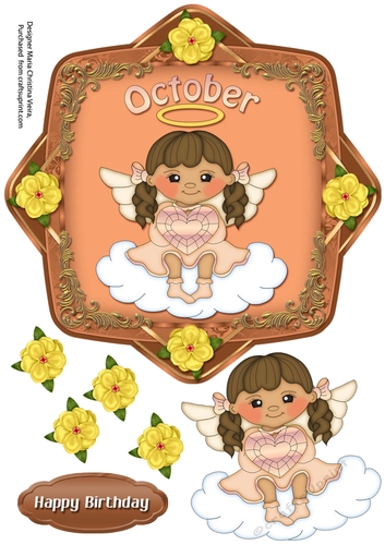 October Birthstone Topper