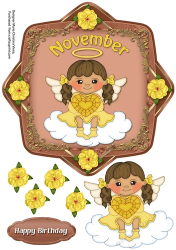 November Birthstone Topper