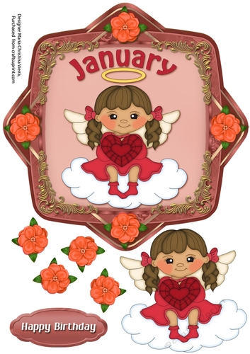 january Birthstone Topper
