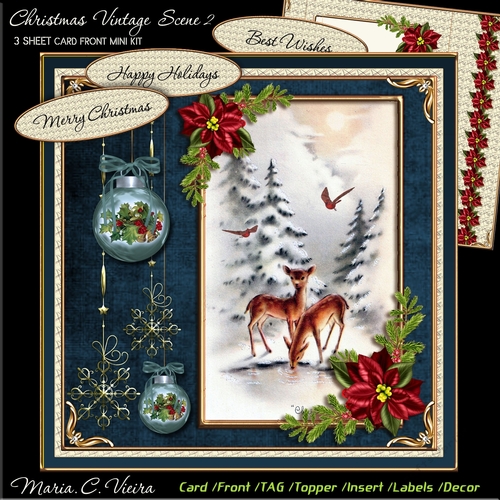 Christmas Vintage Scenes 2