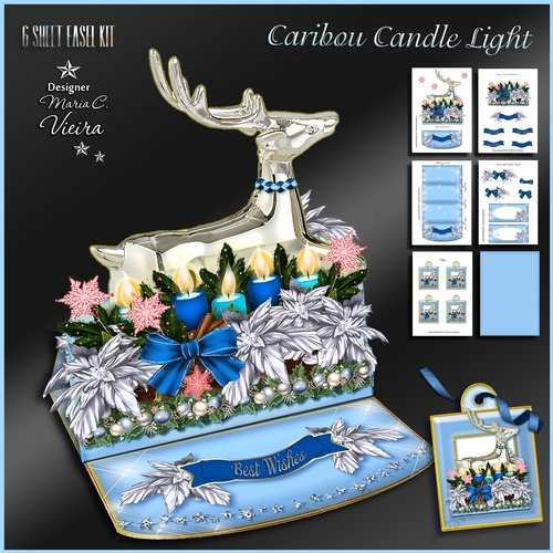 Caribou Candle Light Easel Kit