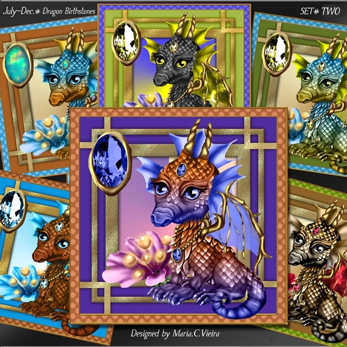July-Dec. Dragon Birthstone Bumper Kit 