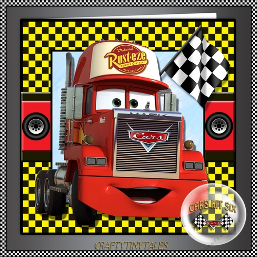 CARS Card Front Kit 6 .
