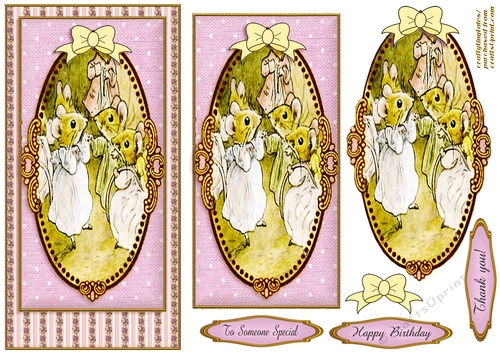 Peter Rabbit DL. Card Front  2