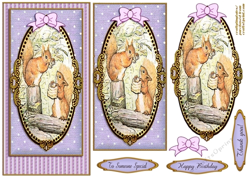 Peter Rabbit DL. Card Front  7
