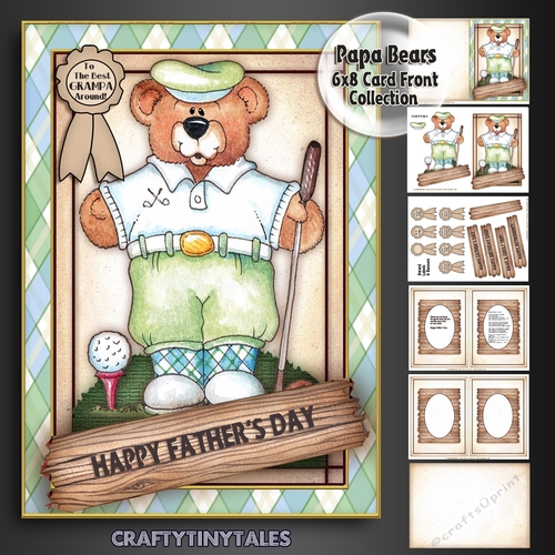 Papa Bears 6x8 Full Card Mini Kit  3