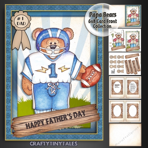 Papa Bears 6x8 Full Card Mini Kit  8