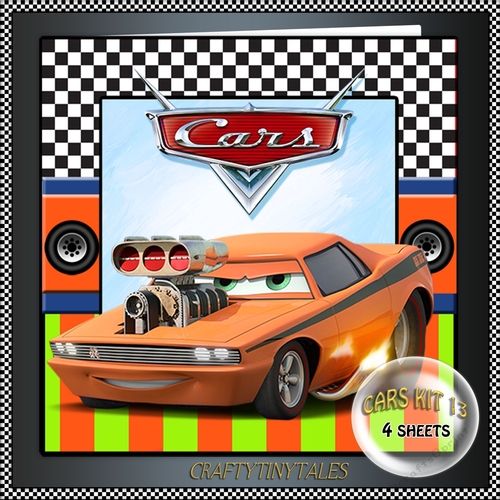 CARS Card Front Mini Kit. 13