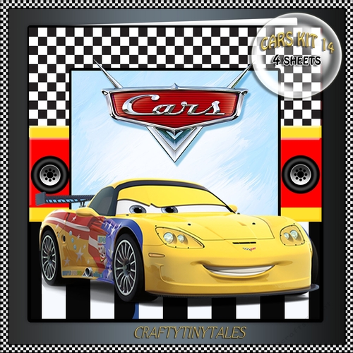 CARS Card Front Mini Kit. 14