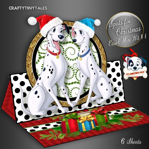 Spots for Christmas Easel Mini Kit.1