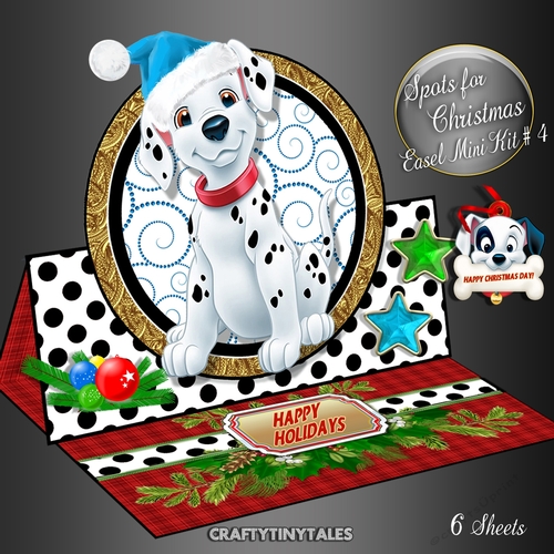 Spots for Christmas Easel Mini Kit.4