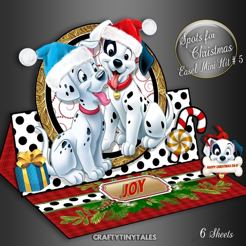 Spots for Christmas Easel Mini Kit.5