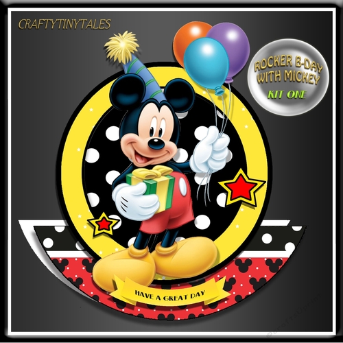 Rocker Birthday With Mickey Mini Kit 1