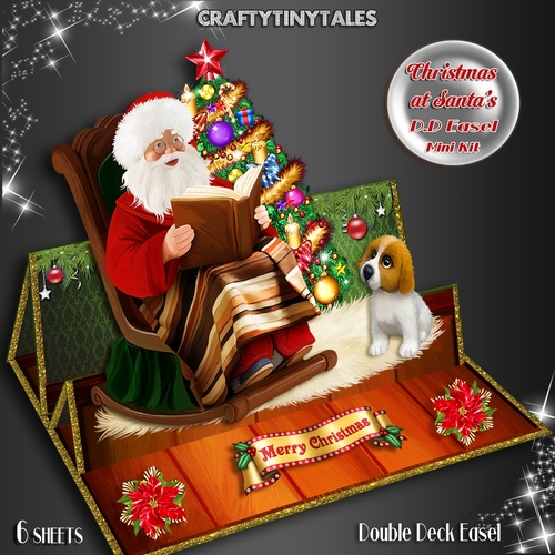 Christmas at Santas D.D Easel Kit