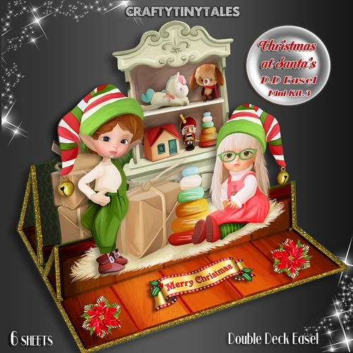 Christmas at Santas Easel Kit.3