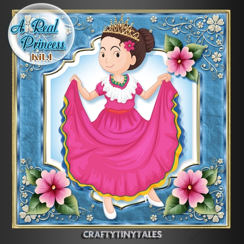 A Real Princess Card Front Kit.1.