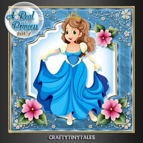 A Real Princess Card Front Kit.2