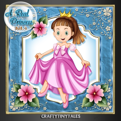 A Real Princess Card Front Kit.3