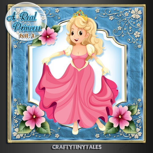 A Real Princess Card Front Kit.4