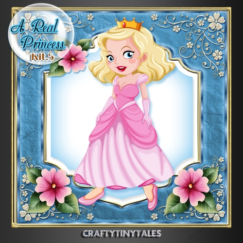 A Real Princess Card Front Kit.5