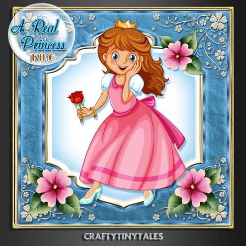 A Real Princess Card Front Kit.6