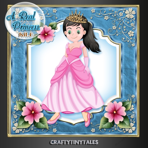 A Real Princess Card Front Kit.8