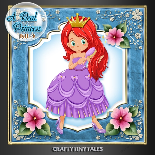 A Real Princess Card Front Kit.9