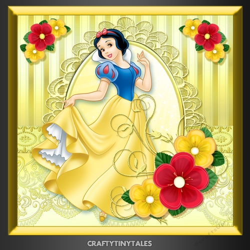 Princess Cameo Satin Card Front Kit.5