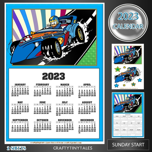 2023 Calendar Donald Rides Kit-4