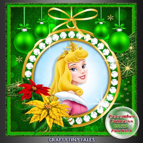 December Princess Christmas Green Kit1
