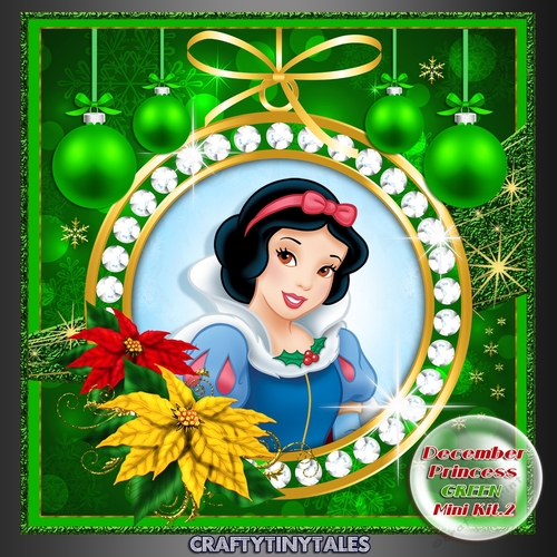 December Princess Christmas Green Kit 2