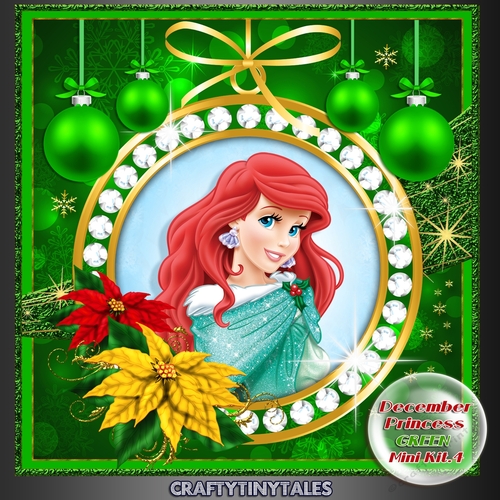 December Princess Christmas Green Kit 4