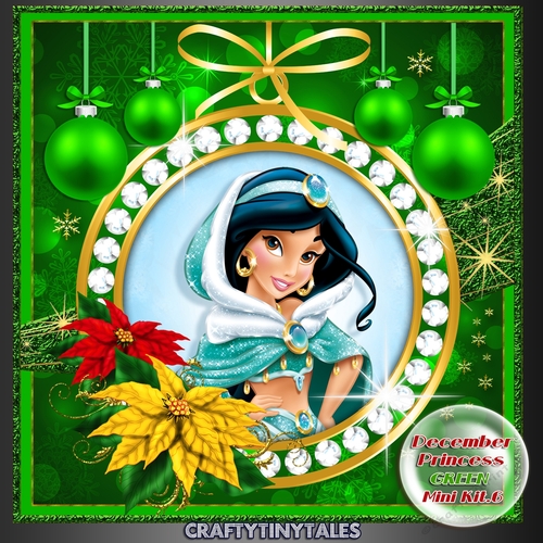 December Princess Christmas Green Kit 6