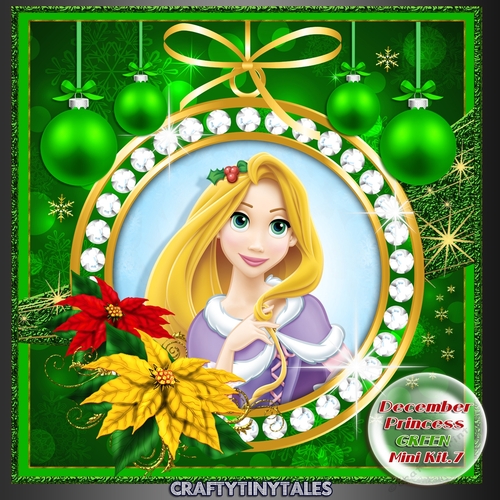 December Princess Christmas Green Kit 7