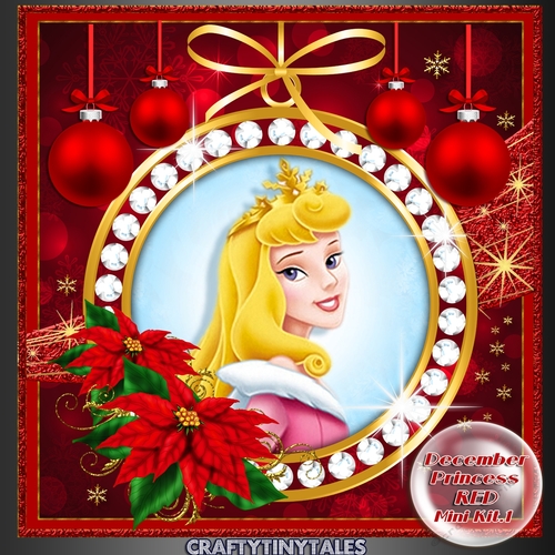 December Princesses Christmas Red Kit 1
