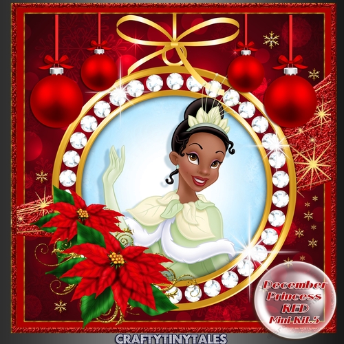 December Princesses Christmas Red Kit 5