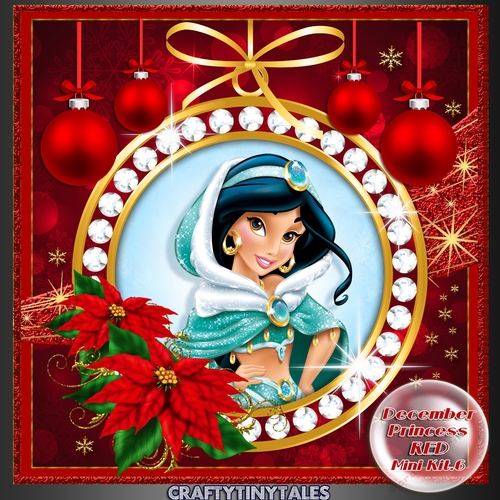 December Princesses Christmas Red Kit 6