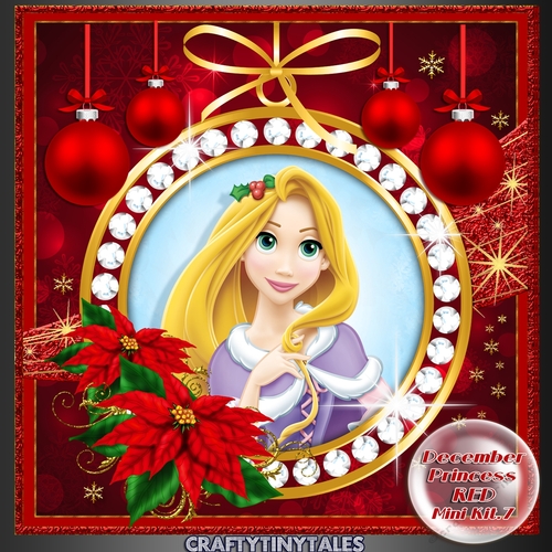 December Princesses Christmas Red Kit 7
