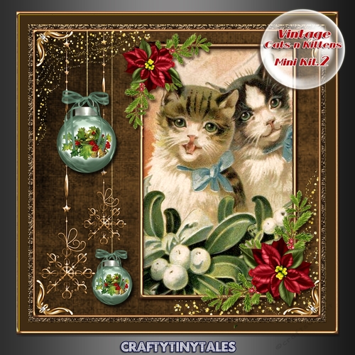 Vintage Cats n Kittens Mini Kit. 2