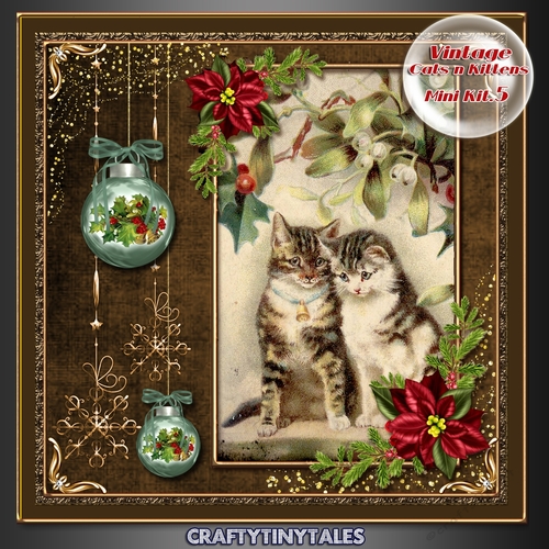 Vintage Cats n Kittens Mini Kit. 5