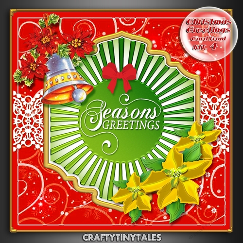 Christmas Greeting Card Front Kit 4