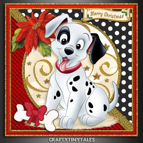 Spots For Christmas Card Front Kit 1 