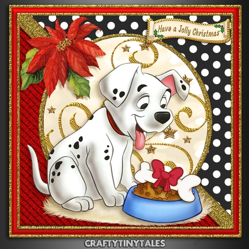 Spots For Christmas Card Front Kit 2