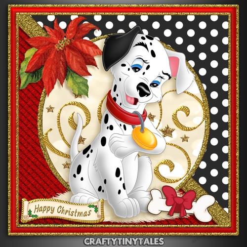 Spots For Christmas Card Front Kit 4