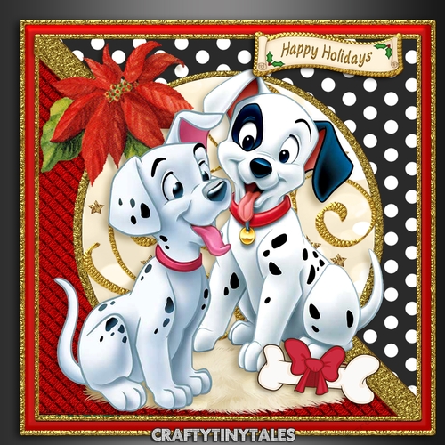 Spots For Christmas Card Front Kit 6