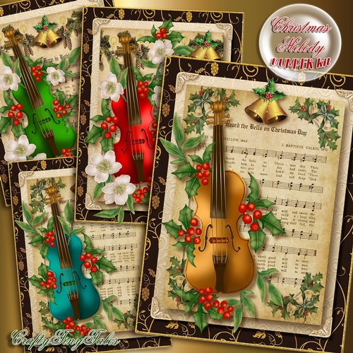 Christmas Melody Card Front Bumper Kit