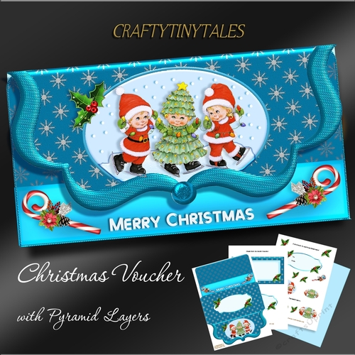 Christmas Voucher Mini Kit Blue 4
