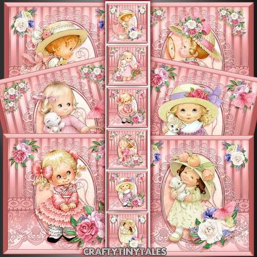 Happy Thoughts 6 Card Fronts Bumper Kit