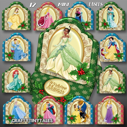 12 Mini Easels Magical Christmas Bumper  Kit